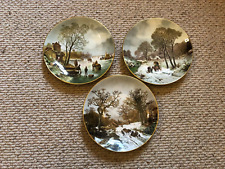 Coalport plate winter for sale  HALIFAX