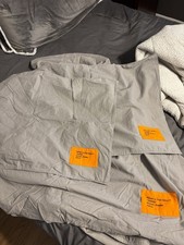 Virgil Abloh / OFF-WHITE x IKEA MARKERAD Poszewka na kołdrę i 2 poszewki na poduszki Pełna / Królowa na sprzedaż  Wysyłka do Poland