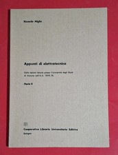 Ingegneria appunti elettrotecn usato  Italia