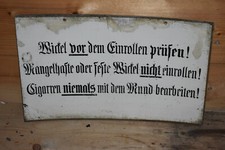 Altes schild zigarrenfabrik gebraucht kaufen  Limbach-Oberfrohna