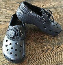 Crocs black leather for sale  Wylie