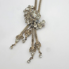 Vintage rhinestone necklace for sale  Sully
