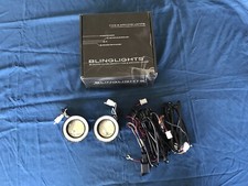 Kit de lâmpadas de direção BlingLights BL5000K 2,5" LED branco redondo olho de anjo farol de neblina comprar usado  Enviando para Brazil