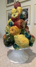 Majolica topiary centerpiece for sale  Vesper