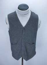 Colete cardigã Hammond & Co masculino tamanho L malha botão cinza casual comprar usado  Enviando para Brazil