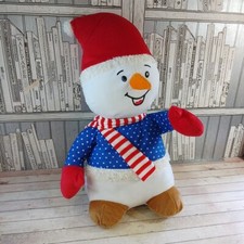 Snowman plush blue for sale  OLDBURY