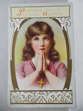 PC2396 - PÁSCOA - MENINA ORANTE EM MOLDURA OVAL DOURADA comprar usado PC2396 - PÁSCOA - MENINA ORANTE EM MOLDURA OVAL DOURADA comprar usado  Enviando para Brazil