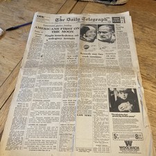 Vintage newspaper 1969 for sale  CRAWLEY