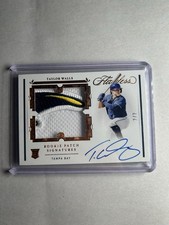 2021 Flawless Taylor Walls RPA ASSINATURAS 2/2 3 cores adesivo Tampa Bay Rays patch comprar usado  Enviando para Brazil