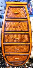 Bamboo rattan chest for sale  Port Orange