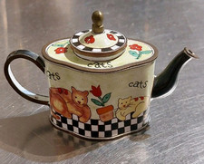 Théière miniature émaillée d'occasion  Lunéville