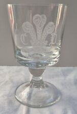 Glass chalice goblet for sale  MARKET HARBOROUGH