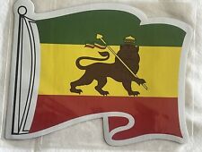 Bandera León Etiopía (carro rasta etíope africano) MAGNÉTICO NUEVO 5x6 NUEVO en PCKG segunda mano  Embacar hacia Argentina