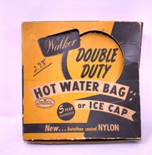 Usado, Bolsa de água quente vintage Walker dupla serviço com caixa original comprar usado  Enviando para Brazil