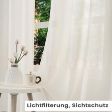 Gardine halbtransparent vorhan gebraucht kaufen  Sulz am Neckar