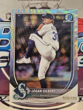 Refrator de onda 2025 Bowman Chrome Logan Gilbert 28/100 Seattle Mariners comprar usado Refrator de onda 2025 Bowman Chrome Logan Gilbert 28/100 Seattle Mariners comprar usado  Enviando para Brazil