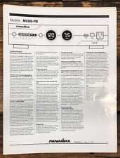 Panamax m5300 power for sale  Portland