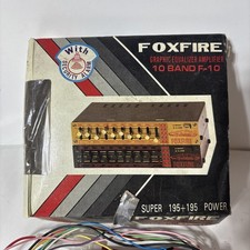 Equalizador gráfico vintage Foxfire Power 10 bandas HP-10 não testado comprar usado  Enviando para Brazil