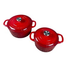 Tramontina - Conjunto de 2 fornos holandeses (3,5 qt e 5,5 qt) - Panelas de ferro fundido comprar usado  Enviando para Brazil