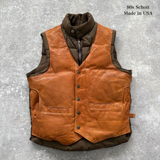 Vintage schott leather d'occasion  Expédié en Belgium