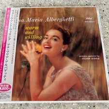 Warm and Willing by Anna Maria Alberghetti Japan mini LP paper sleeve CD Obi, usado comprar usado  Enviando para Brazil
