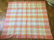 Seersucker tablecloth orange for sale  DARLINGTON