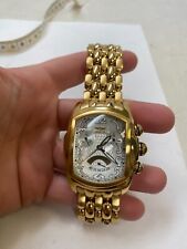 Invicta 9894 relógio cronógrafo de aço inoxidável tom dourado BATERIA NOVA! AMADO! comprar usado  Enviando para Brazil