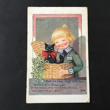 Old postcard cat d'occasion  Expédié en Belgium