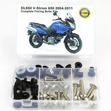 Kit completo de parafusos de carenagem prata ajuste para Suzuki DL650 V-Strom 650 04-11 aço, usado comprar usado  Enviando para Brazil