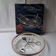 Durham crystal bowl for sale  HARLOW