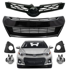 Conjunto de faróis de neblina grade inferior superior para Toyota Corolla S SE 2014-2016 parachoque dianteiro comprar usado  Enviando para Brazil