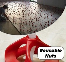 Usado, Sistema de nivelamento espaçador de azulejos Twister 1000 parafusos e 400 porcas comprar usado  Enviando para Brazil
