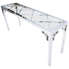 Chrome rectangular lattice for sale  USA