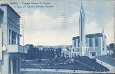 Ao334 cartolina fiume usato  Tramonti