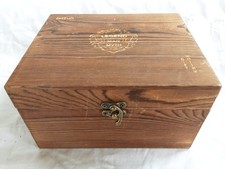 Wooden box 18x15x10.5cm for sale  CARMARTHEN