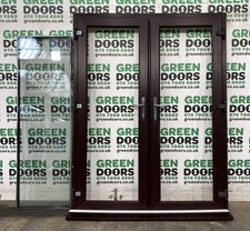 Mahogany upvc french for sale  LUTON