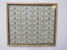 Folha de moeda Jefferson emoldurada de carvalho US$ 2 1976-B (Res do Fed de Nova York) - (quadro H) comprar usado  Enviando para Brazil