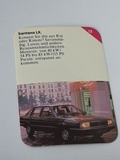 Volkswagen  - Santana LX - 12 - Einzelkarte - Quartett  (1), usado comprar usado  Enviando para Brazil