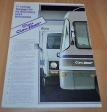 Folheto Niesmann Motorhome MotorHomes Prospekt Iveco comprar usado  Enviando para Brazil