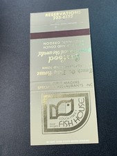 Vintage oregon matchbook for sale  Skokie