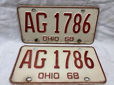 1968 ohio license for sale  Solon