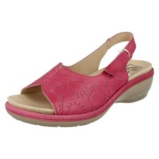Mujer Easy B Cuero Fucsia Abierto Punta Cuña Baja Destalonado Sandalias: Perky comprar usado  Enviando para Brazil