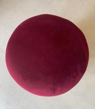 Pouf poggiapiedi velluto usato  Latina