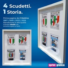 Cornice napoli scudetti usato  Napoli