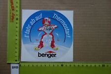 Usado, Alter Aufkleber Reise Skigebiet Schisport BENGER Thermostar comprar usado  Enviando para Brazil