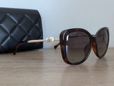 CHANEL 5339-H-A c.714/S9 Oversized Mother of Pearl Sunglasses with Leather Case comprar usado  Enviando para Brazil
