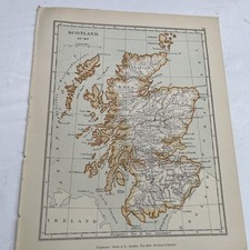 1914 map scotland for sale  LEICESTER