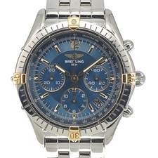 BREITLING cockpit B30012 cronógrafo data mostrador azul automático unissex R#140879 comprar usado  Enviando para Brazil