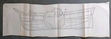 Bauplan Spantenriß Nr.8 Segelschiff  2 Master Gebraucht comprar usado  Enviando para Brazil