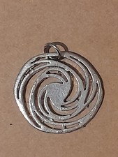 Swirl spiral pendant for sale  LONDON